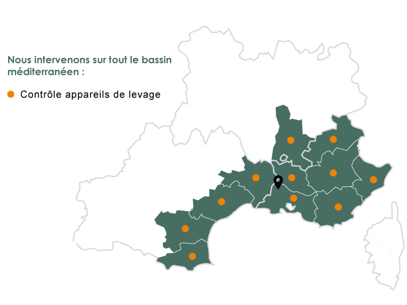 Carte intervention Ecal VGP